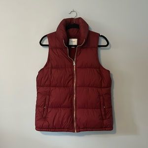 Old Navy Burgundy Vest